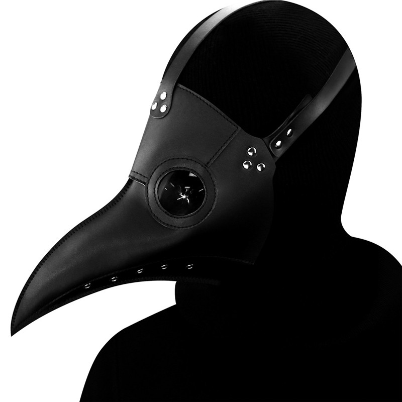 Medico della peste Maschera naso lungo Uccello becco Steampunk del costume di Halloween props Mask