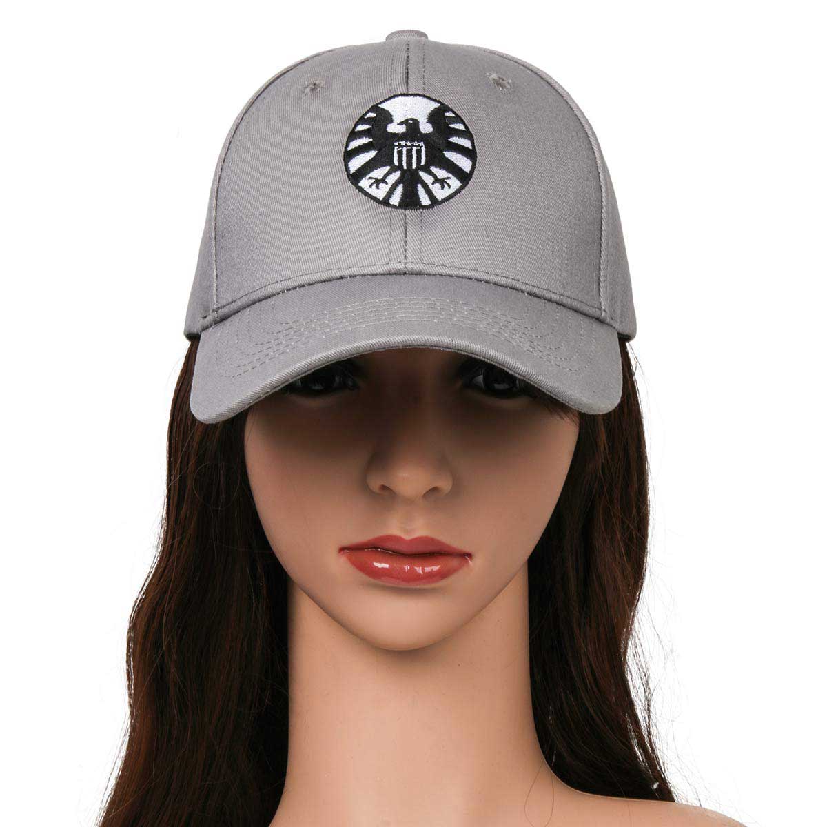 Captain Marvel Carol Danvers Cosplay Caps Unisex Regolabile Hip Hop Sun Hat Hat ricamato Snapback Agenti di S.H.I.E.L.D. Cappelli