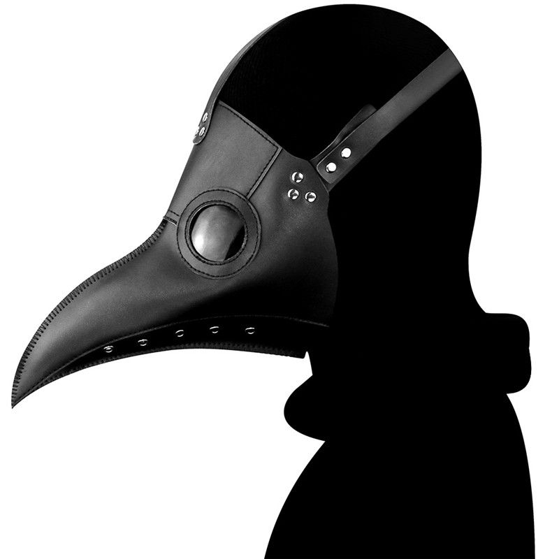 Medico della peste Maschera naso lungo becco Steampunk del costume di Halloween props Mask