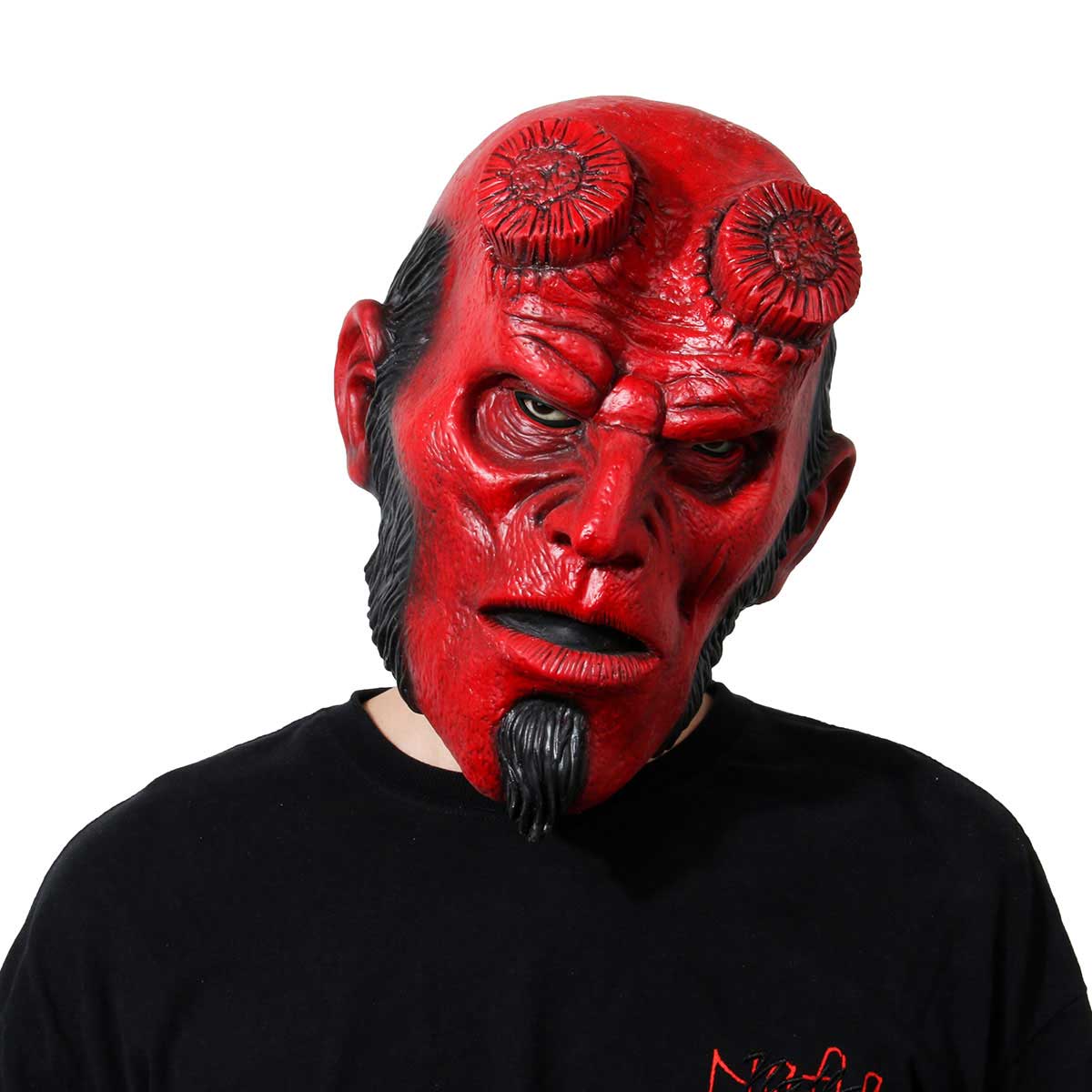 inferno barone maschera di halloween maschera in lattice per il partito cosplay