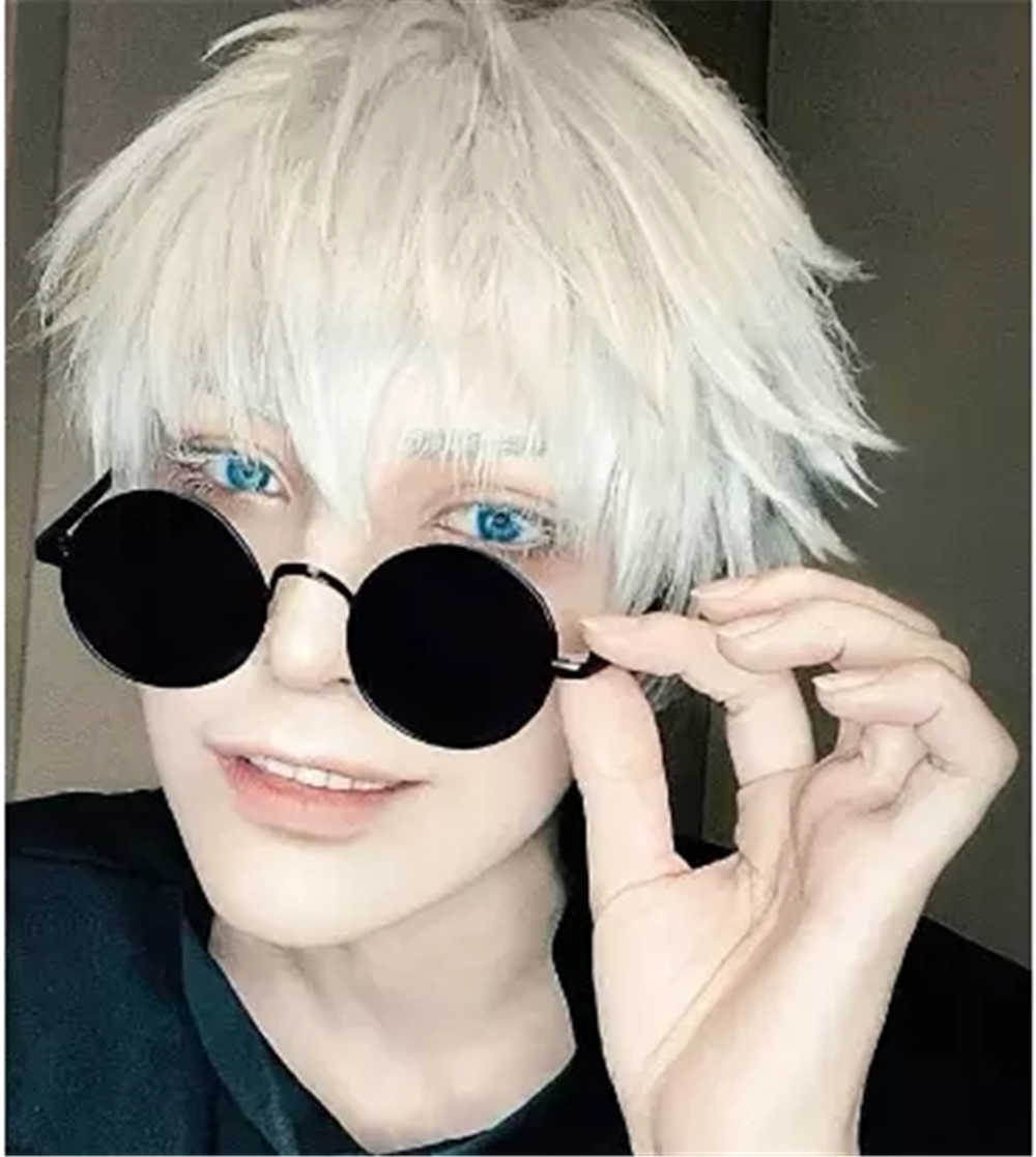 Anime Jujutsu Kaisen Gojo Satoru Cosplay Occhiali Cosplay Accessori Gift