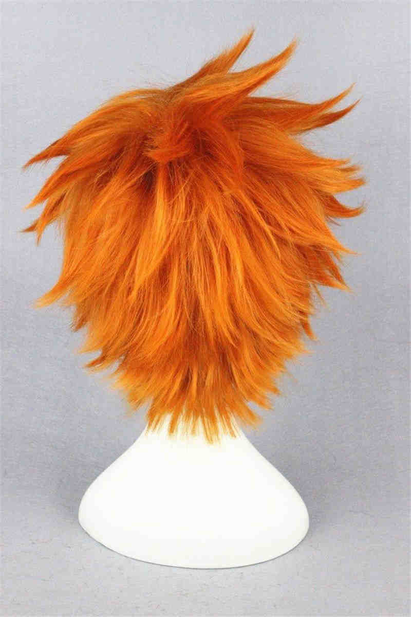 anime haikyuu hinata shoyo costume di halloween cosplay parrucca per capelli sintetici