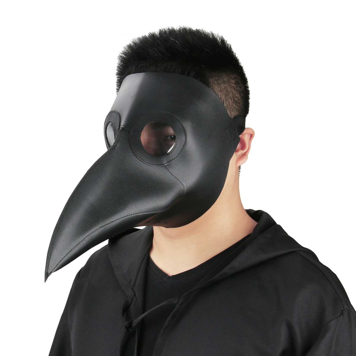 Cospaly Dr. beulenpest Steampunk plague Doctor Mask Maschera marrone pU in pelle birds beak Masks